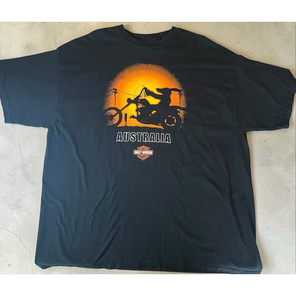 Harley Davidson Australia T Shirt Mens 2XL